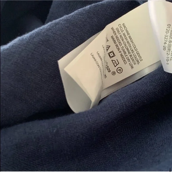 New Ralph Lauren Maxi Linen Navy Maxi Dress - Picture 14 of 16